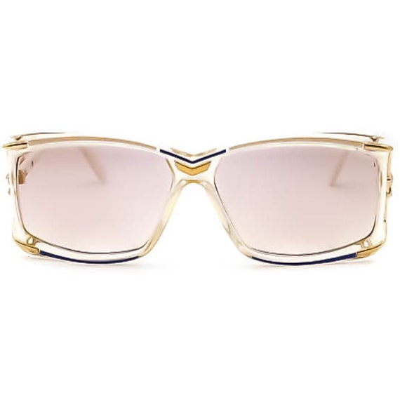 Cazal Sunglasses MOD 179 COL 263 Gold/white/blue Square  display picture 3