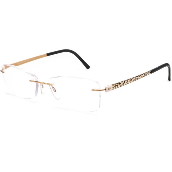 Silhouette Eyeglasses 4545 6060 4548 Gold Rimless… - image 3