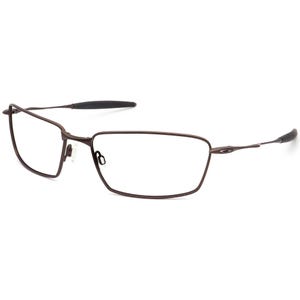 Oakley Men's Sunglasses Frame Only Square whisker Satin Brown Rectangular Metal 61 mm image 3