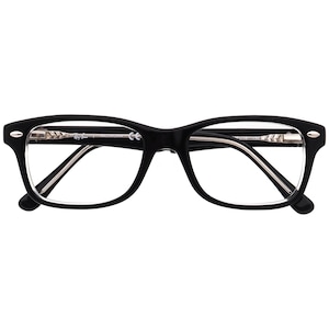 Ray-Ban Små Glasögon RB 1531 3529 Polerad Svart på Genomskinlig Fyrkantig Båge 48[]16 130 bild 6