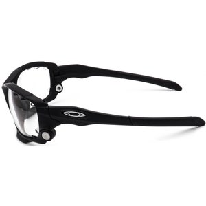 Oakley Men's Sunglasses Jawbone 04-207 Matte Black/Clear lenses Wrap USA 62 mm image 5
