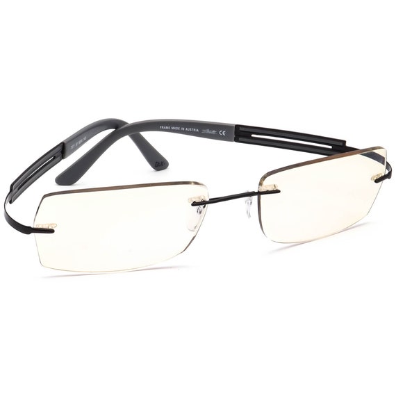 Silhouette Eyeglasses 7671 50 6054 Titan Black/Gr… - image 1