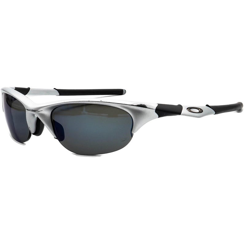 Oakley Rx Sunglasses Frame Only Half Jacket 1.0 Silver Half Rim USA 60 mm image 3