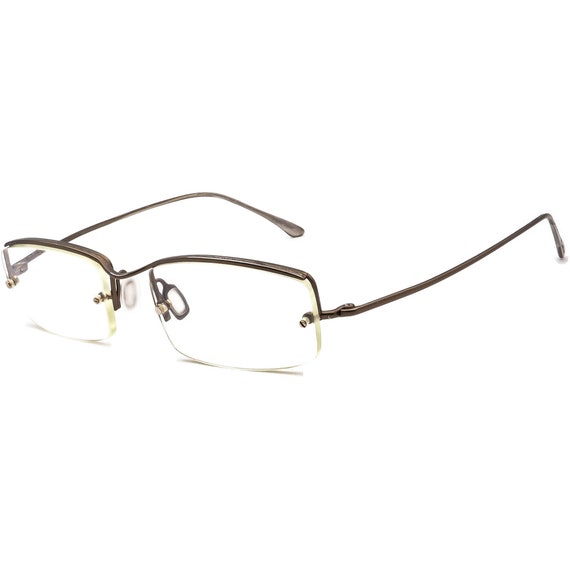 Oliver Peoples Eyeglasses Lear Brown Half Rim Met… - image 3