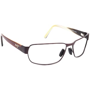 Maui Jim Sunglasses Frame Only MJ-249-19M Espresso Brown Wrap Italy 65 mm