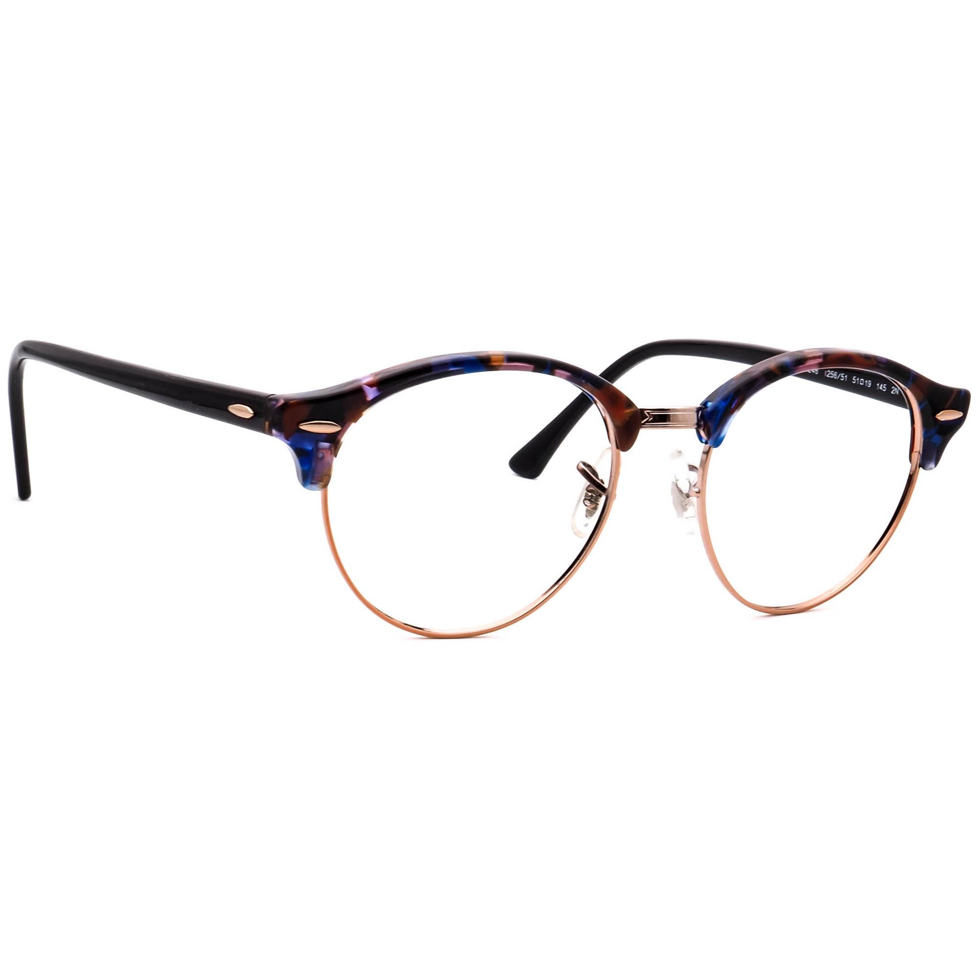 Ray-Ban Women\'s Clubroond Blue Frame Sunglasses with Brown Gradient Lenses Ray-Ban RB2298 Hawkeye gray, clear frame with clear gradient  main image 3