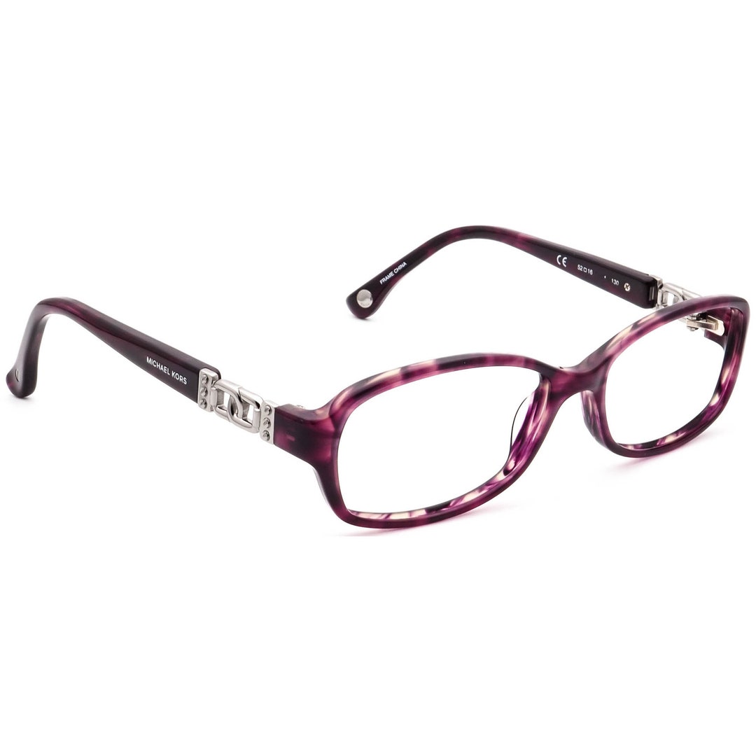 Michael Kors Women S Eyeglasses Mk217 502 Purple Tortoise Etsy