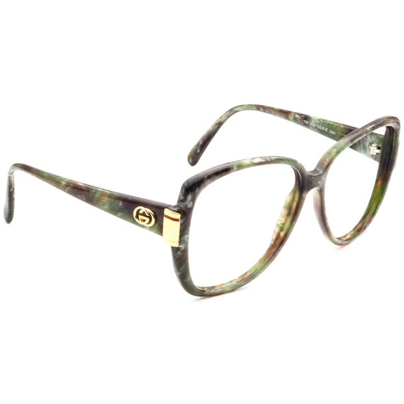 Gucci green eyeglass frames hot sale