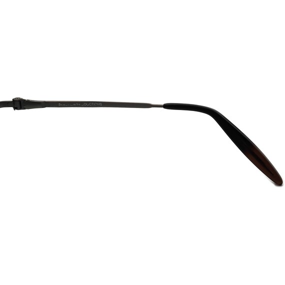 Traction Productions Eyeglasses Gunmetal Rectangu… - image 8