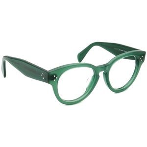 Celine Sunglasses Frame Only CL 41061/F/S F4G BN Green Rounded Square Italy 52mm