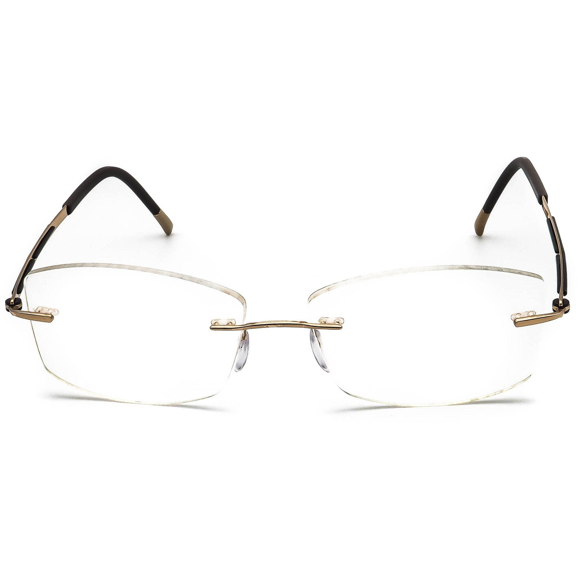 Silhouette Women's Eyeglasses 5263 20 6062 Gold Rimless Etsy