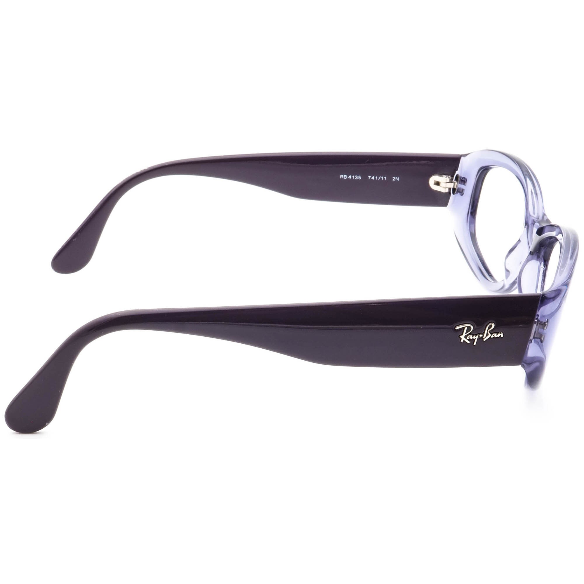 Designer Sunglass Frames Only RX Lenses – No Usable Lenses
Ray-Ban RB 4135 Sungl Ray Ban Sunglasses FRAME ONLY RB 4135 741/11 Purple Italy 50  main image 2