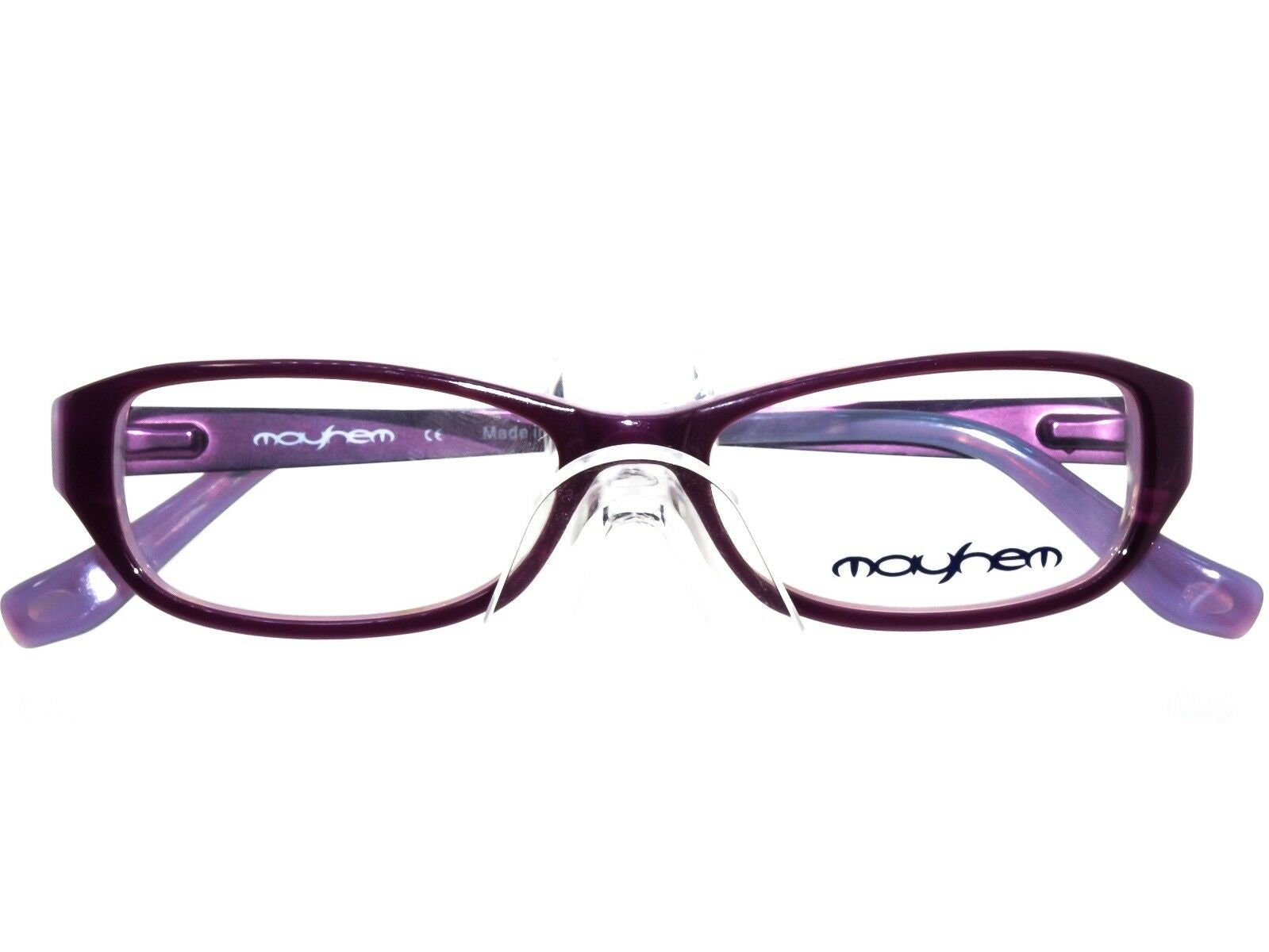 Mayhem Small Eyeglasses MHG01 Col.161 Purple Rectangular Frame Etsy