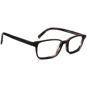 Warby Parker Eyeglasses Wilkie 150 Striped Gray Rectangular Frame 50[]18 145