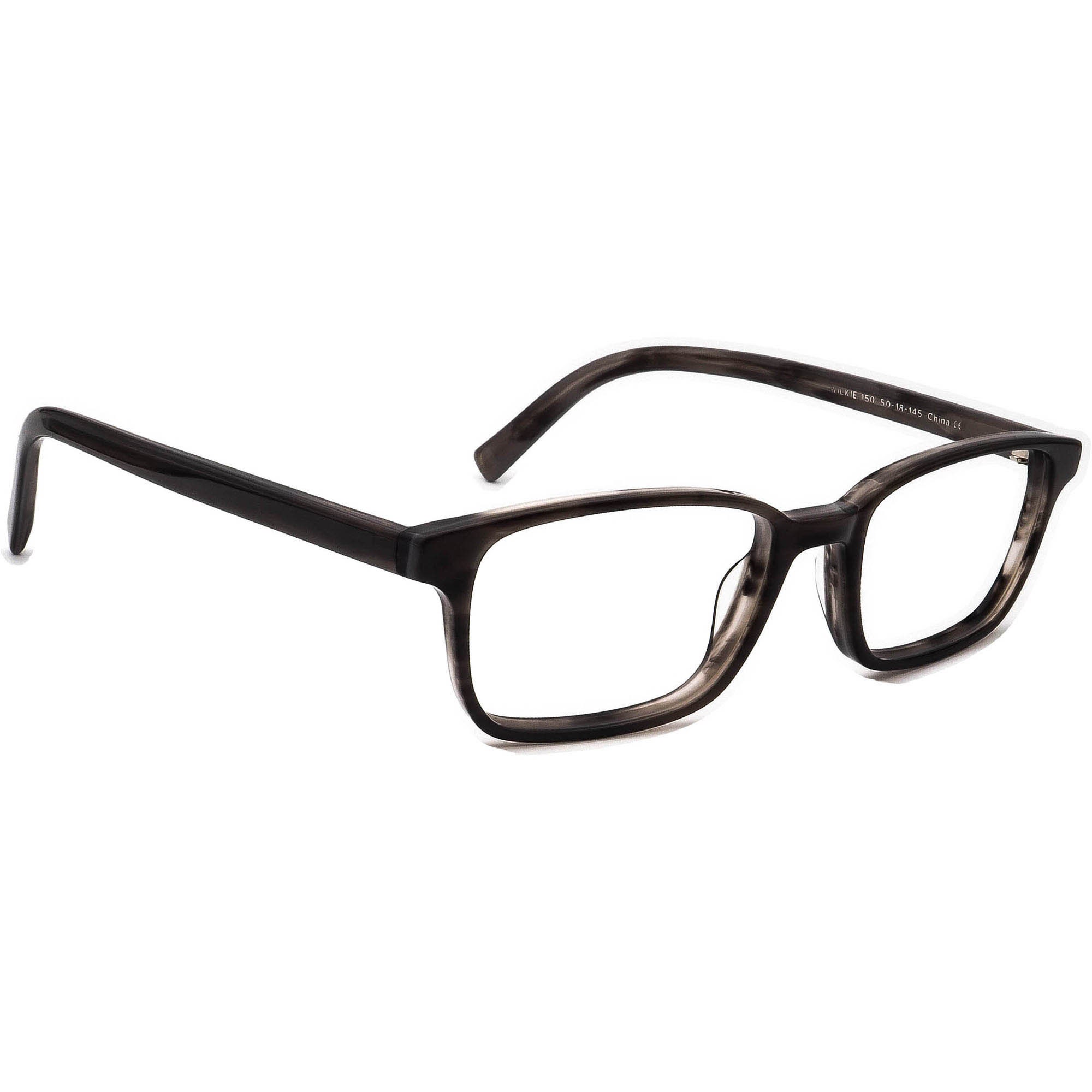 Warby Parker Eyeglasses Wilkie 165 Clear Rectangular Minimalist Frame 50-18-145 Warby Parker Wilkie 165 Eyeglasses Frames Mens Clear Full  main image 4