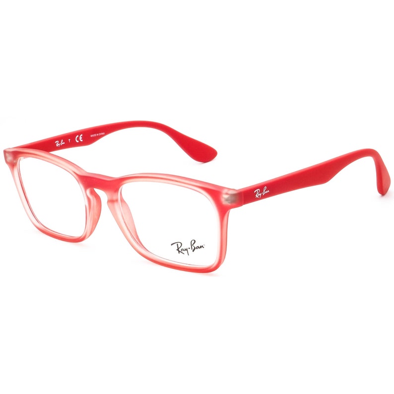 Anteojos para niños Ray-Ban RB 1553 3669 Montura rectangular roja mate 4616130 imagen 3