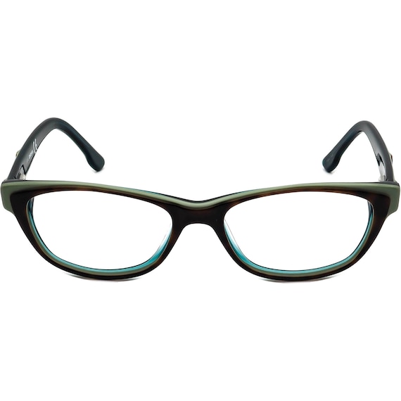 Diesel Eyeglasses DL5012 Col.056 Tortoise&green on Blue B  display picture 2