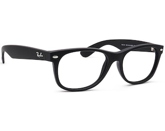 Ray-Ban Sunglasses Frame Only RB 2132 New Wayfarer 622/30 Matte Black Square Italy 55 mm
