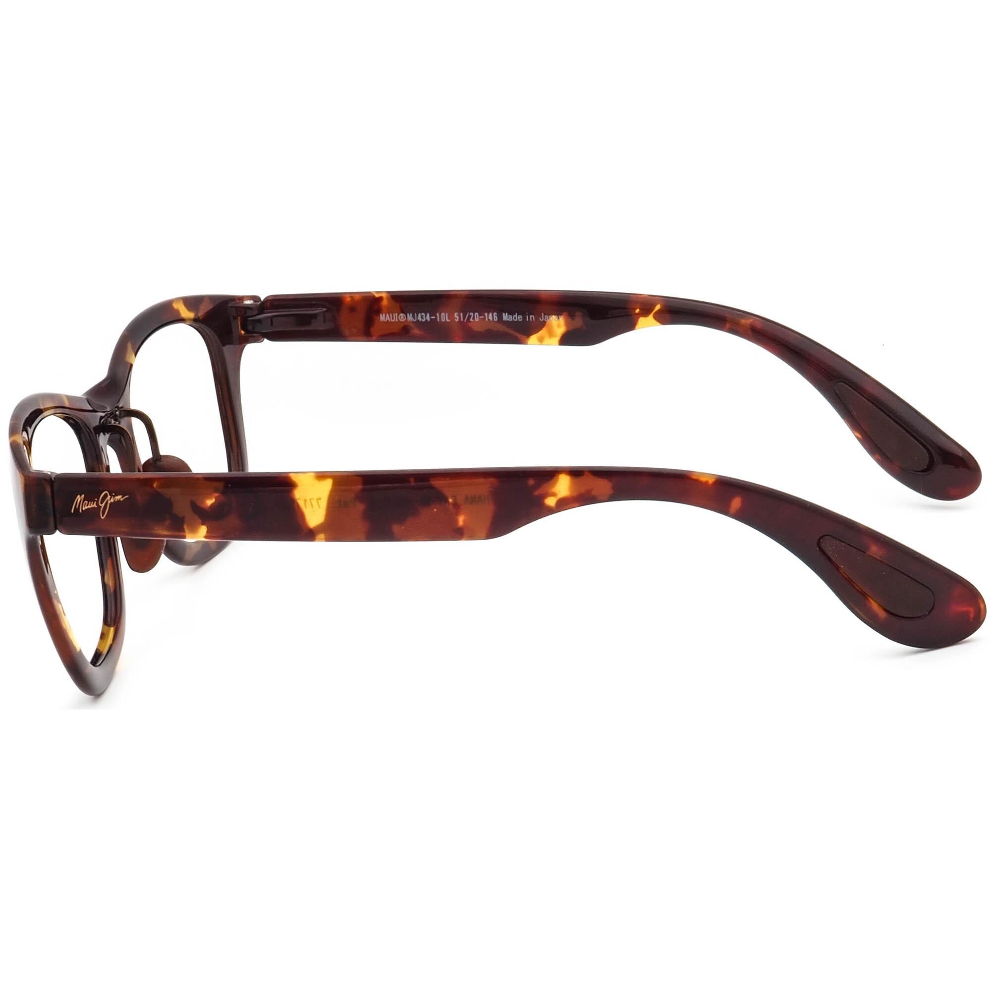 Maui Jim Sunglasses Frame Only MJ434-10L Hana Bay Tokyo Tortoise