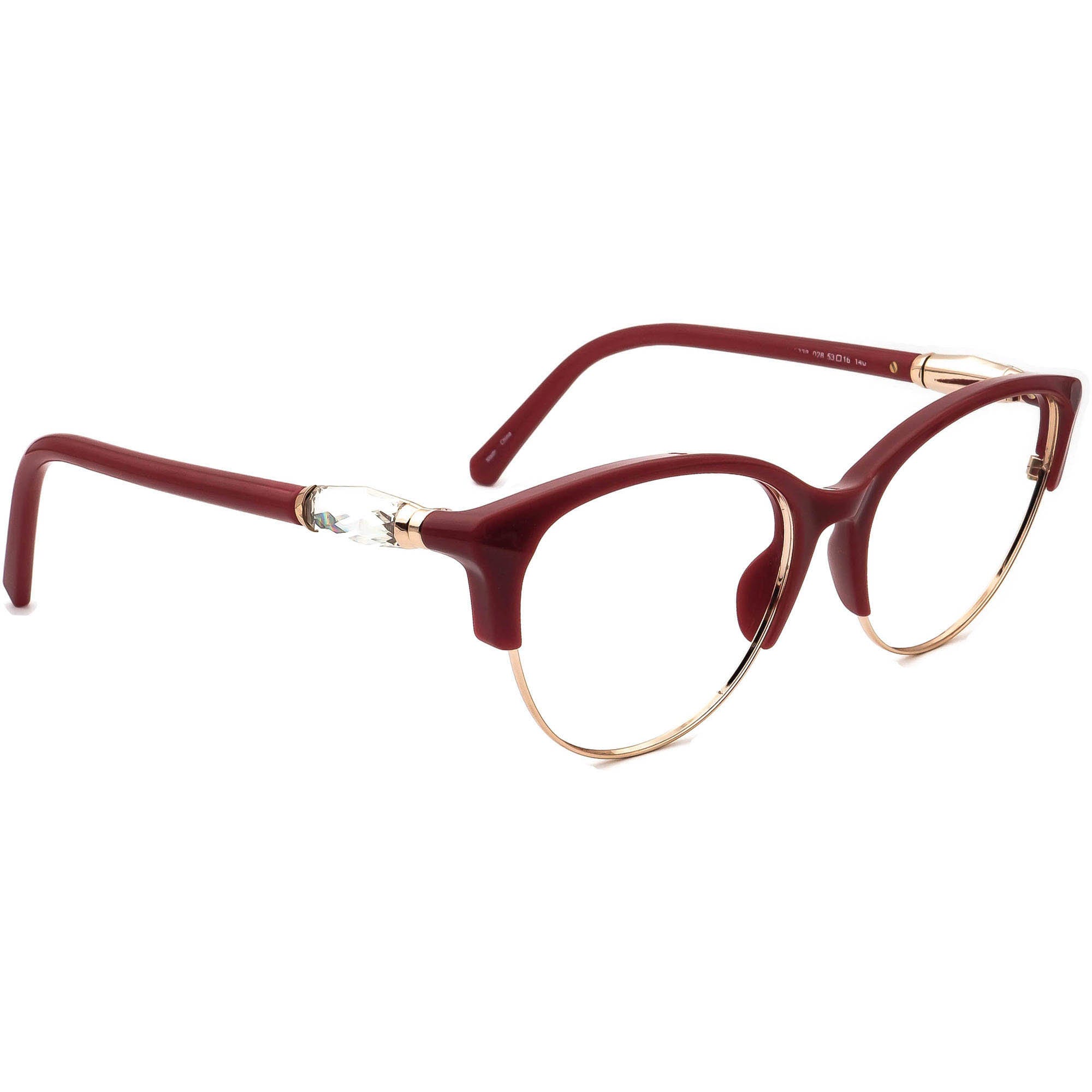 Swarovski SK192 Womens Plastic Sunglass  72T Pink w Dark Burgundy Gradient 55-17 0SK6016__3003LA__P21__noshad__  main image 4