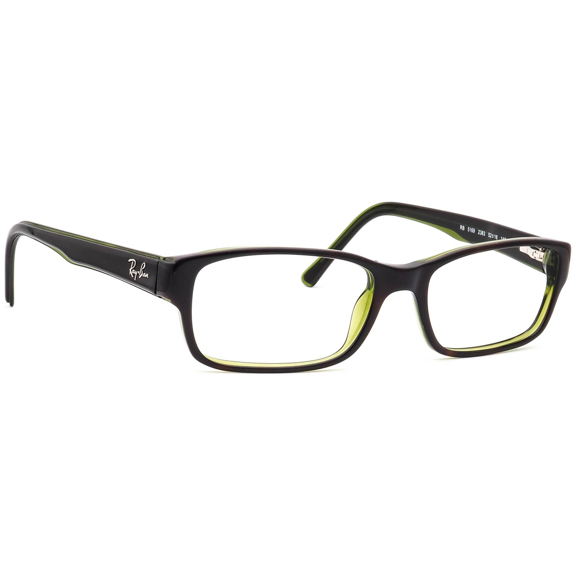Ray Ban Reading Eyeglasses RB5169 2383 52 16 140 Havana Green w/Case & Cloth Amazon.com: Ray-Ban RX5169-2383 EYEGLASSES TOP HAVANA ON  main image 4