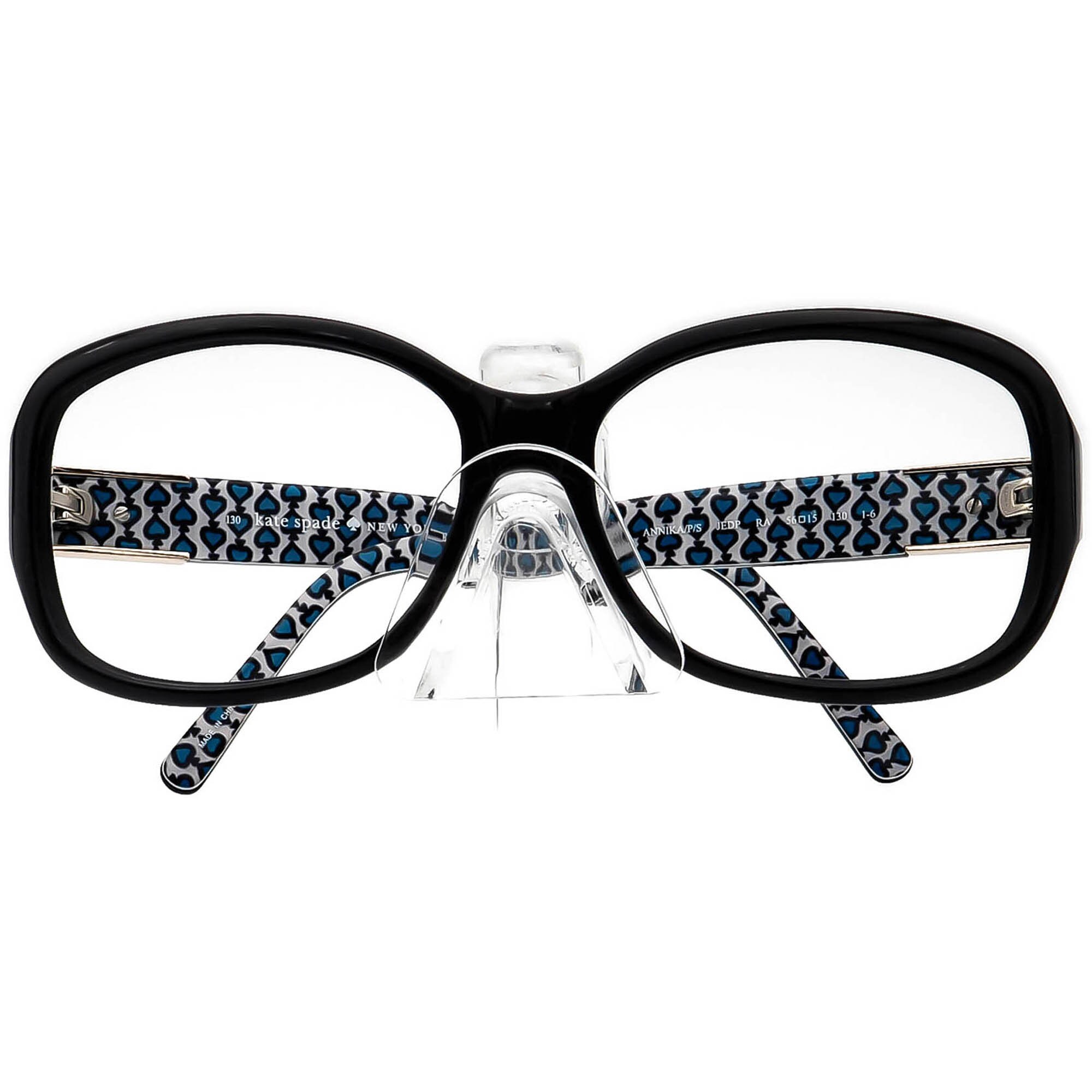 Kate Spade Women Eyeglass Frame ANNIKA/P/S JEDP RA 56[]15 130 Glasses Kate Spade Annika/P/S Shiny Black Prescription Sunglasses  main image 4