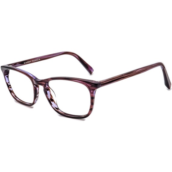 Warby Parker Eyeglasses Welty 145 Striped Purple … - image 3