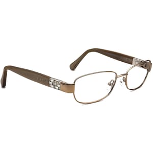 Jimmy Choo Women&#39;s Eyeglasses 46 SYJ Brown Rectangular Frame Italy 52[]17 130