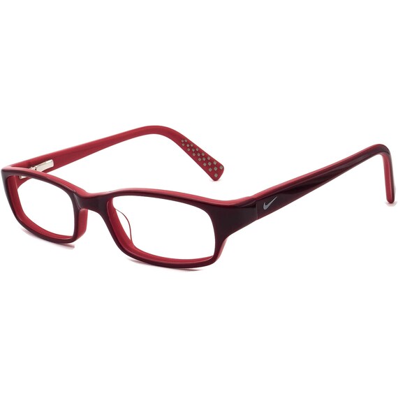 Nike Kids' Eyeglasses 5515 624 Burgundy Rectangul… - image 3