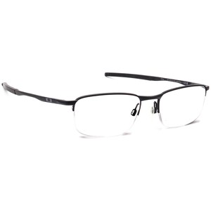 Oakley Men&#39;s Eyeglasses OX3174-0153 Barrelhouse 0.5 Matte Black Half Rim Metal Frame 53[]18 139