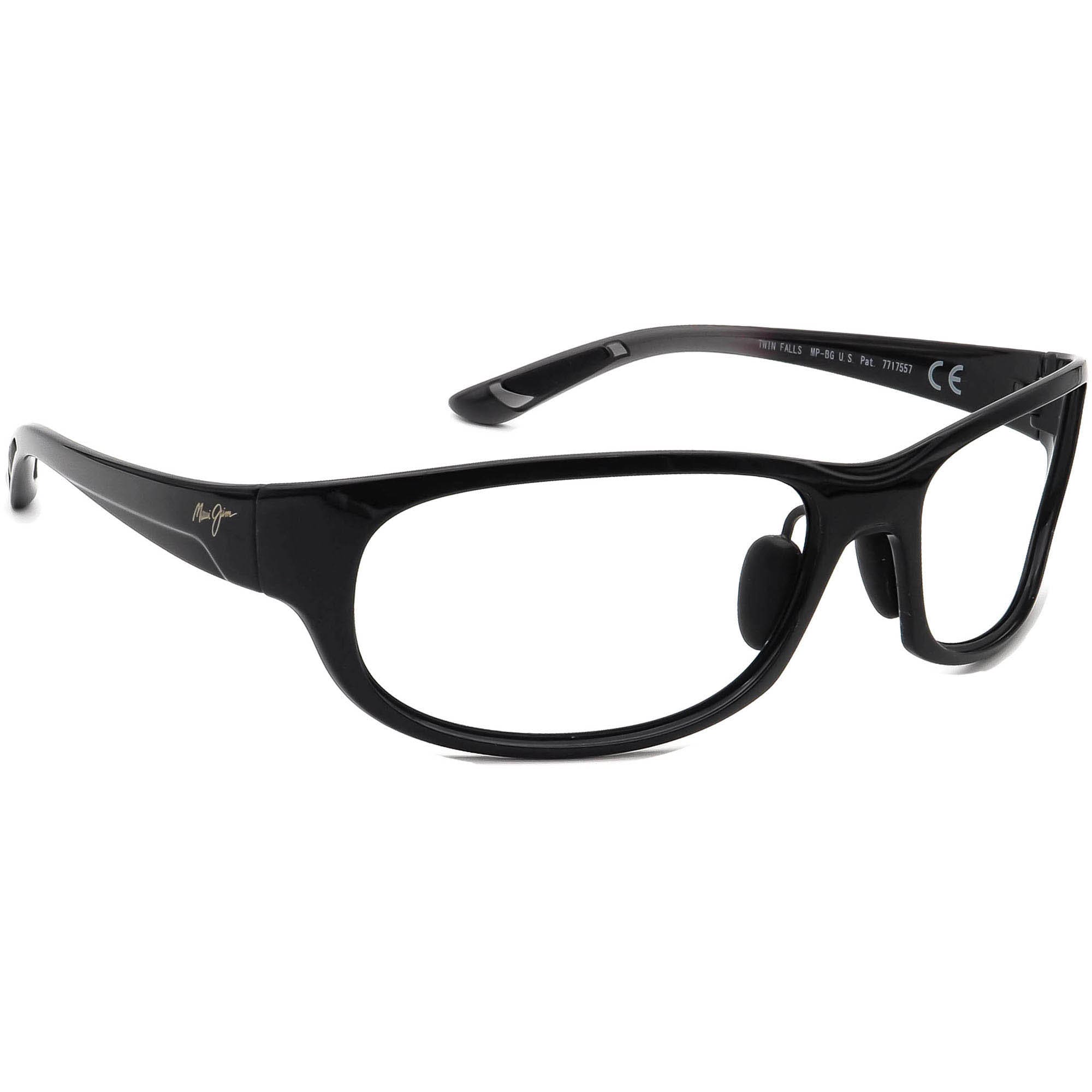 Lunettes de soleil Maui Jim monture uniquement MJ417 02J Twin Falls MP BG noir poli Japon 63 mm Etsy France