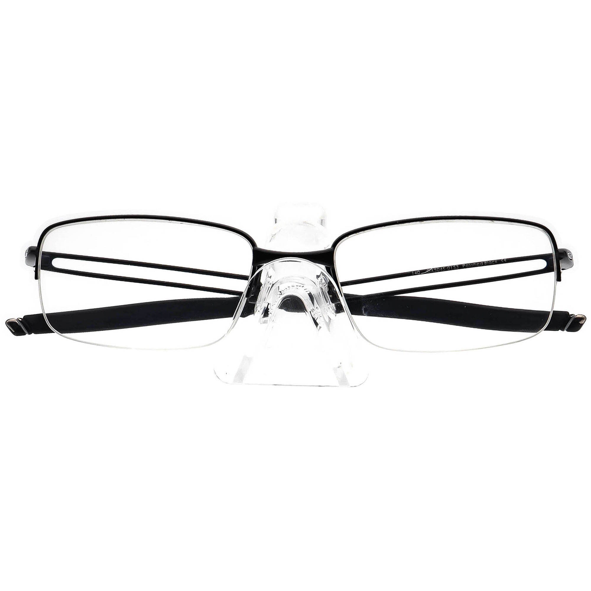 Oakley Eyeglasses OX5045-0153 Frag Polished Black Half Rim Oakley Eyeglasses OX5045-0153 Frag Polished Black Half Rim