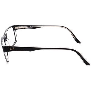 Gafas Ray-Ban RB 5245 2034 Negro Pulido sobre Marco Cuadrado Transparente 54[]17 145 imagen 5