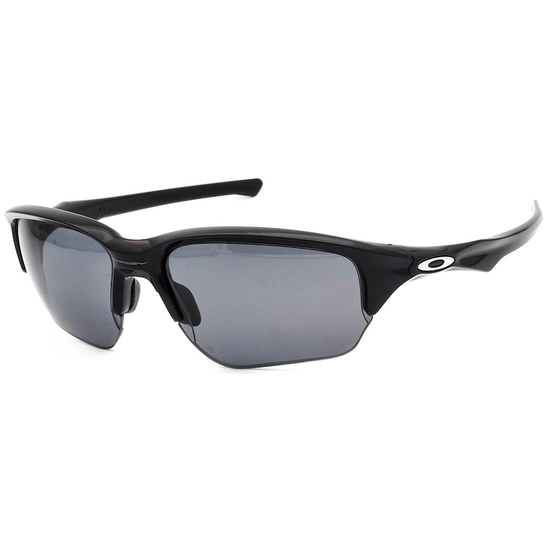 Gafas de sol Oakley Rx para hombre (solo montura, OO9363-0464 Flak Beta, negro pulido, media montura, 64 mm) imagen 3