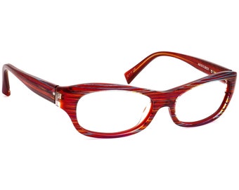 Alain Mikli Women's Eyeglasses A01010 B0D5 Glitter Red on Rainbow Semi Cat Eye Frame France 52[]15 135