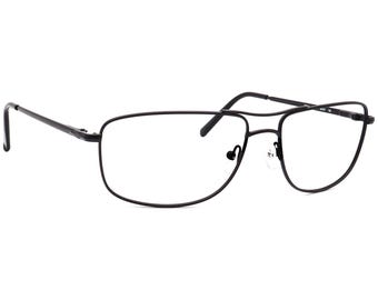 Gafas de sol Persol Vintage 2098-S 594/31, montura única, negro mate, piloto, metal, Italia, 61 mm