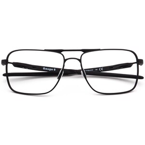 Oakley-zonnebril voor heren, alleen frame OO6038-0157, dikte 6, matzwart pilootmetaal 57 mm afbeelding 6