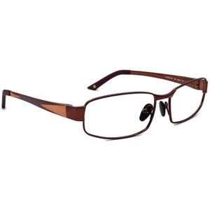 Columbia Eyeglasses Hudson 200 Shiny Brown Rectangular Metal Frame 56[]16 140