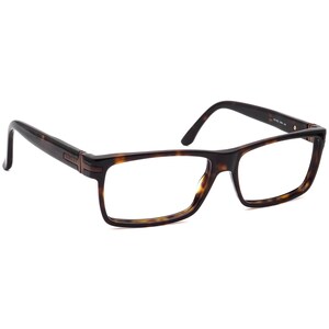 Gucci Eyeglasses GG 1053 WR9 Bio Based Dark Havana Tortoise Rectangular Frame Italy 55[]15 140
