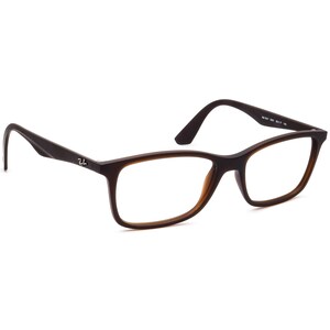 Ray-Ban Eyeglasses RB 7047 5451 Matte Brown Rectangular Frame 56[]17 145