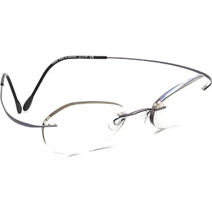 Silhouette Eyeglasses 7395 40 6053 Titan Purple Rimless Frame Austria 48[]19 140