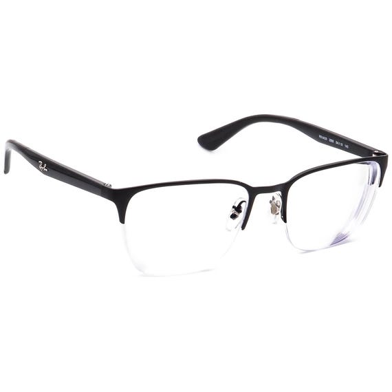 Ray-Ban Eyeglasses RB 6428 2995 Black Half Rim Frame 54[]19 145