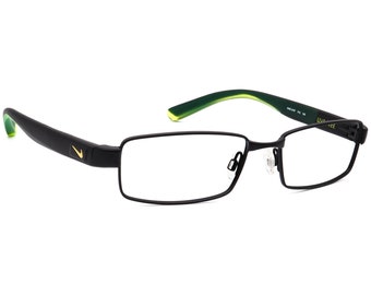 Nike Men's Eyeglasses 8167 012 Matte Black/Green Rectangular Frame 54[]17 140