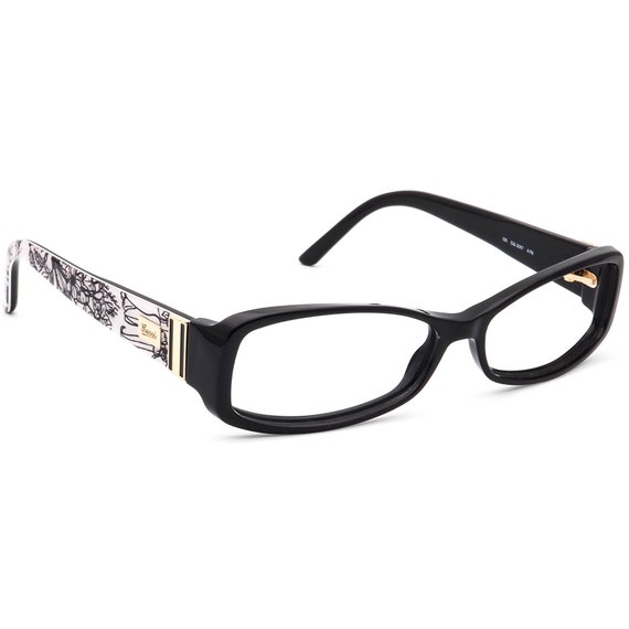 Gucci Eyeglasses GG 3087 A7N Black/Floral White R… - image 1