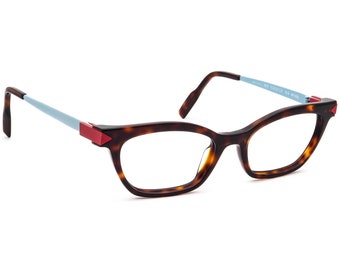 Anne Et Valentin Women's Eyeglasses Modern Cat M1503 Havana Red/Blue Butterfly Frame France 49[]20 140