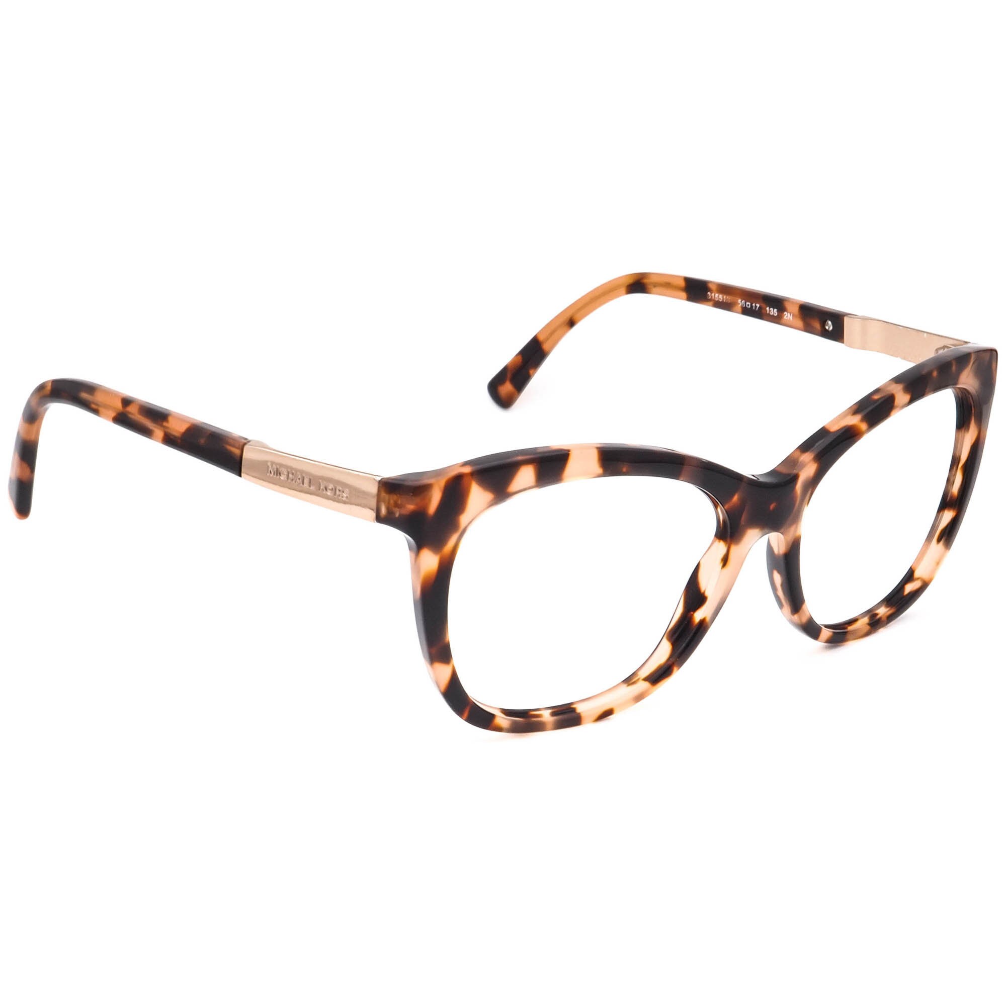 Michael Kors Gafas de sol para mujer Solo montura MK 2020 Adelaide II 315513 Melocoton Tortuga Mariposa de oro rosa 56 mm Etsy Espana