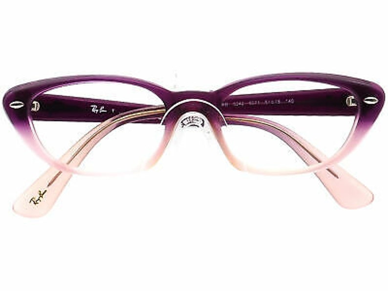 Ray Ban Eyeglasses RB 5242 5071 Violet Gradient Horn Rim Frame 5118 140 image 6