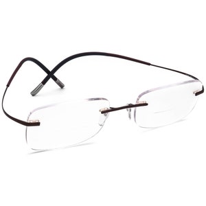 Lunettes de vue Silhouette 7581 40 6062 Monture sans monture marron Titan Autriche 50[]19 150