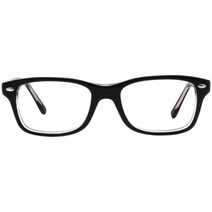 Ray-Ban Små Glasögon RB 1531 3529 Polerad Svart på Genomskinlig Fyrkantig Båge 48[]16 130 bild 2