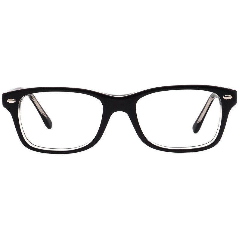 Ray-Ban Små Glasögon RB 1531 3529 Polerad Svart på Genomskinlig Fyrkantig Båge 48[]16 130 bild 2